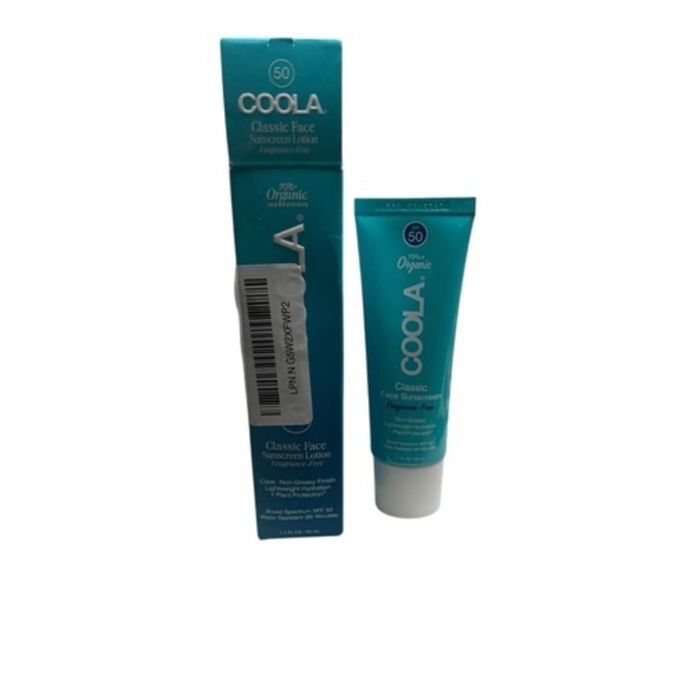 Coola Classic Face‎ Sunscreen SPF 50 Fragrance-Free 1.7oz New In Box